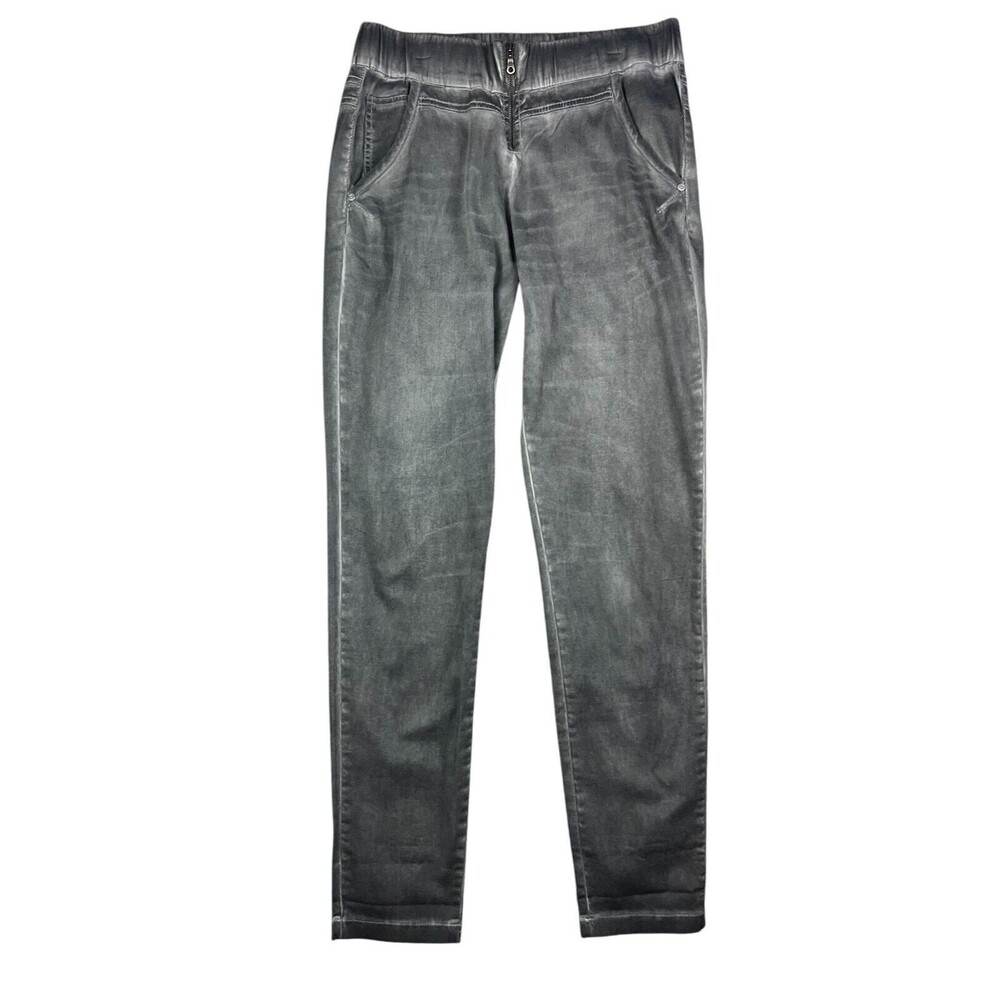 Hagitassa Elastic Waist Pants  Women's US 6  NWOT  Gray Over Dye  Israeli Brand